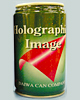 Developed and commercialized hologram cans