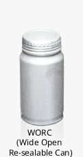 WORC (Wide Open Re-sealable Can)