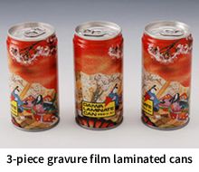 3-piece gravure film laminated cans